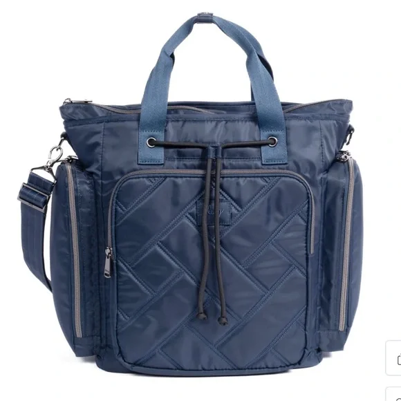 Lug Bustle Convertible Tote Bag in Indigo Blue - Picture 1 of 11